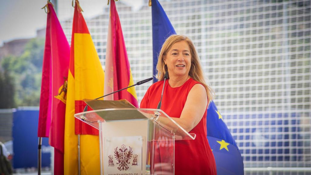 Leonor Gallardo durante su intervención.