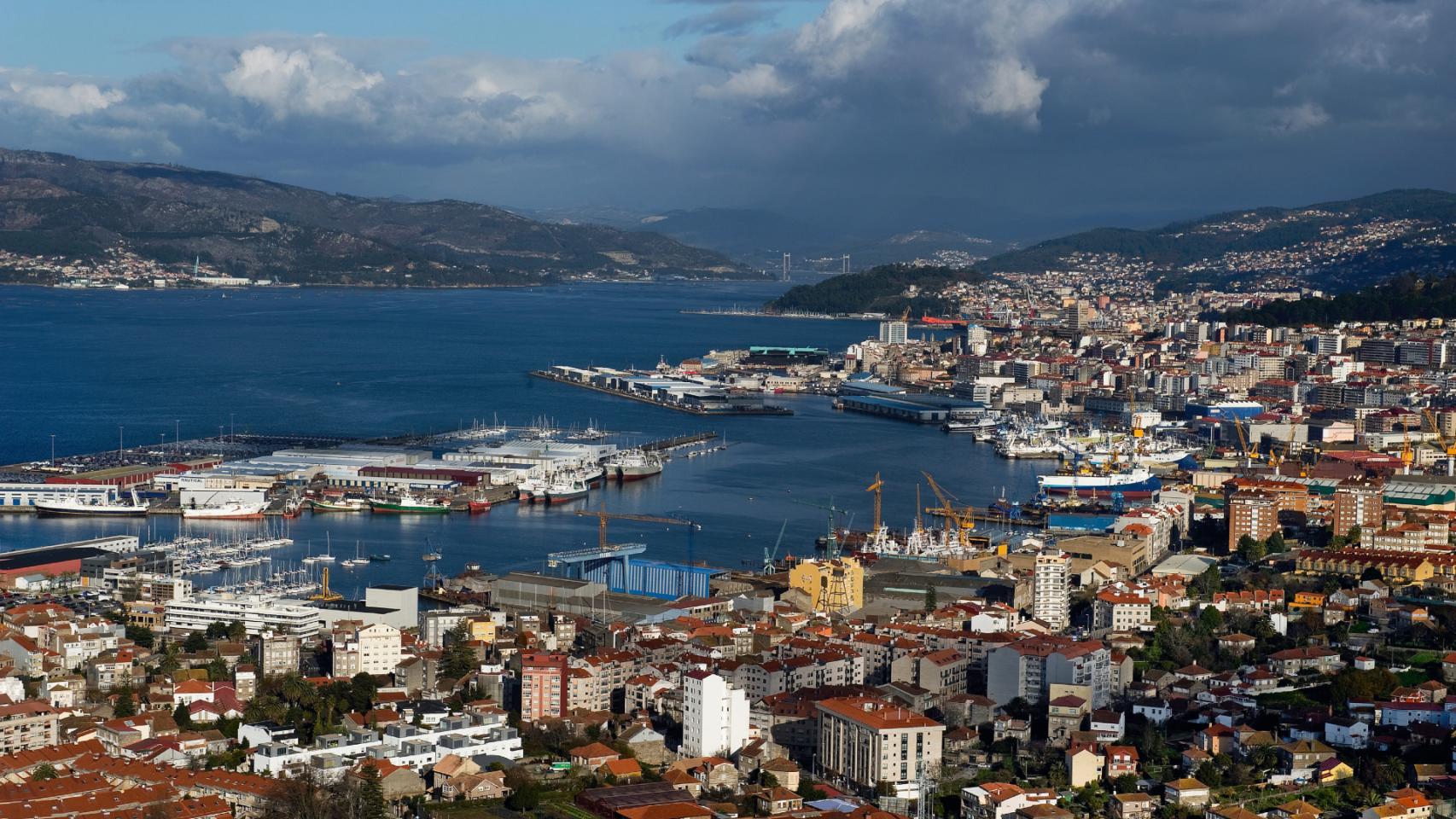 Vista de Vigo.