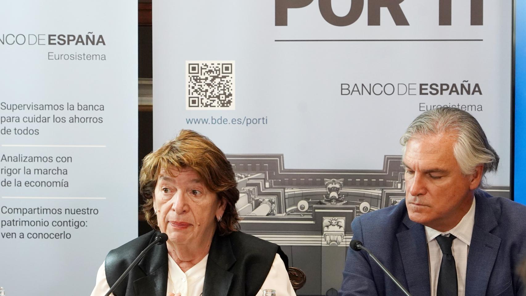 La subgobernadora del Banco de España, Soledad Núñez, presenta el Informe de Inclusión Financiera en España 2025 en la sede de la sucursal de Valladolid.