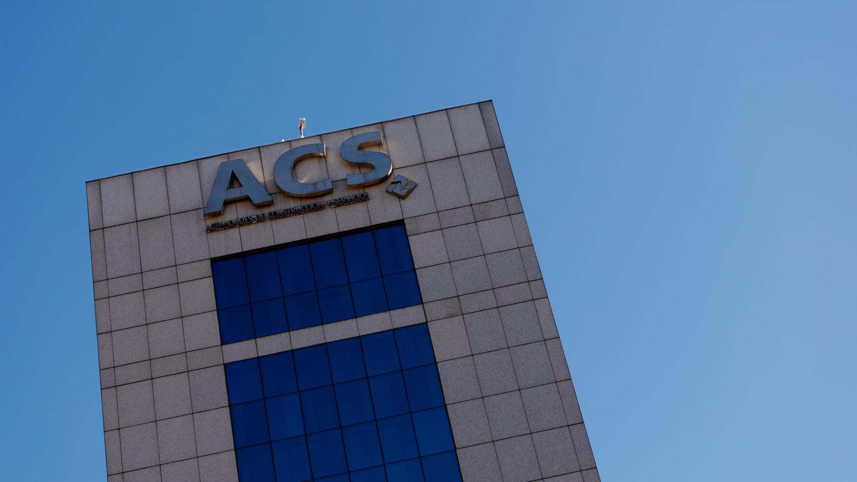 Fachada de la sede de ACS.