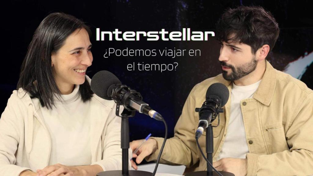 La matemática y astrofísica Isabel Cordero junto a Ignacio Crespo. Foto: CaixaForum+