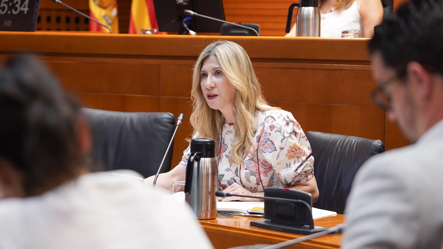 Mar Vaquero, en las Cortes de Aragón