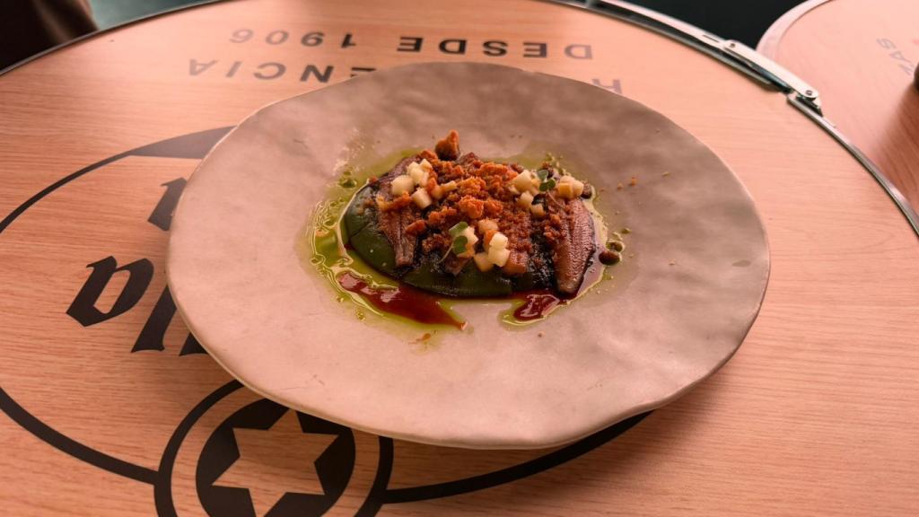 Tapa de xouba de la Taberna do Campo, ganadora del concurso Coruñesa de Toda la Vida.
