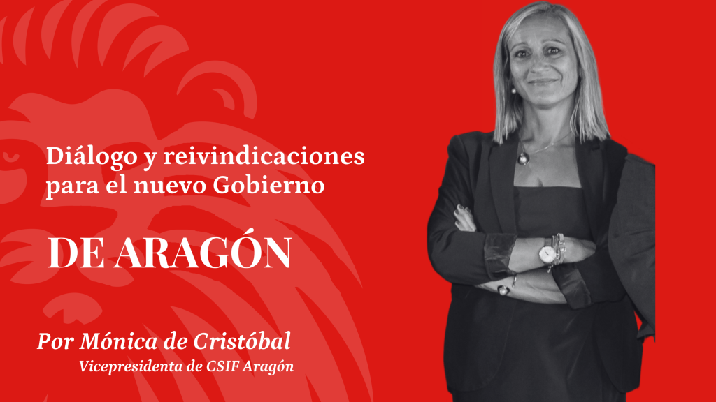 Mónica de Cristóbal, vicepresidenta de CSIF Aragón
