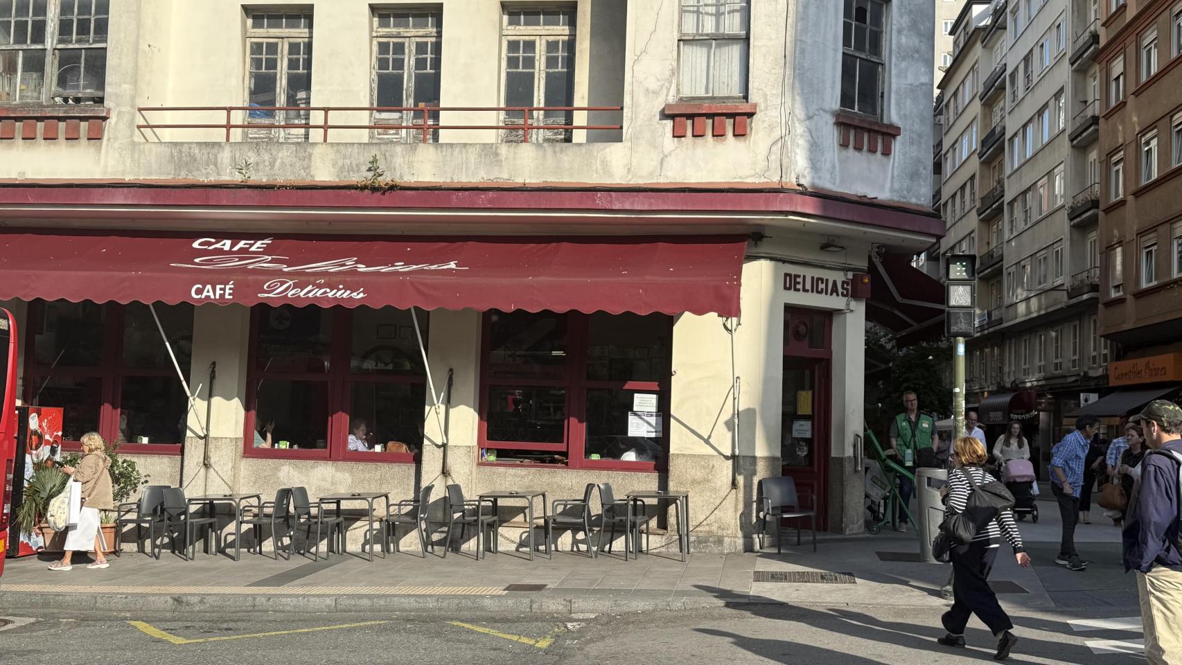 El Delicias, uno de los locales cercanos a la fuente de Cuatro Caminos