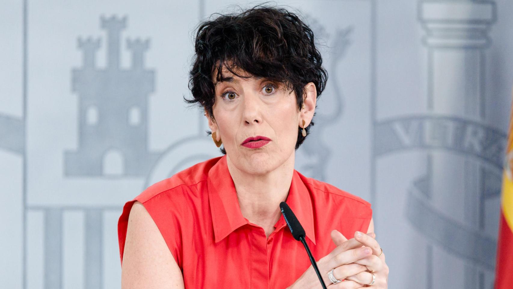 La ministra de Inclusión, Seguridad Social y Migraciones y portavoz del Gobierno, Elma Saiz