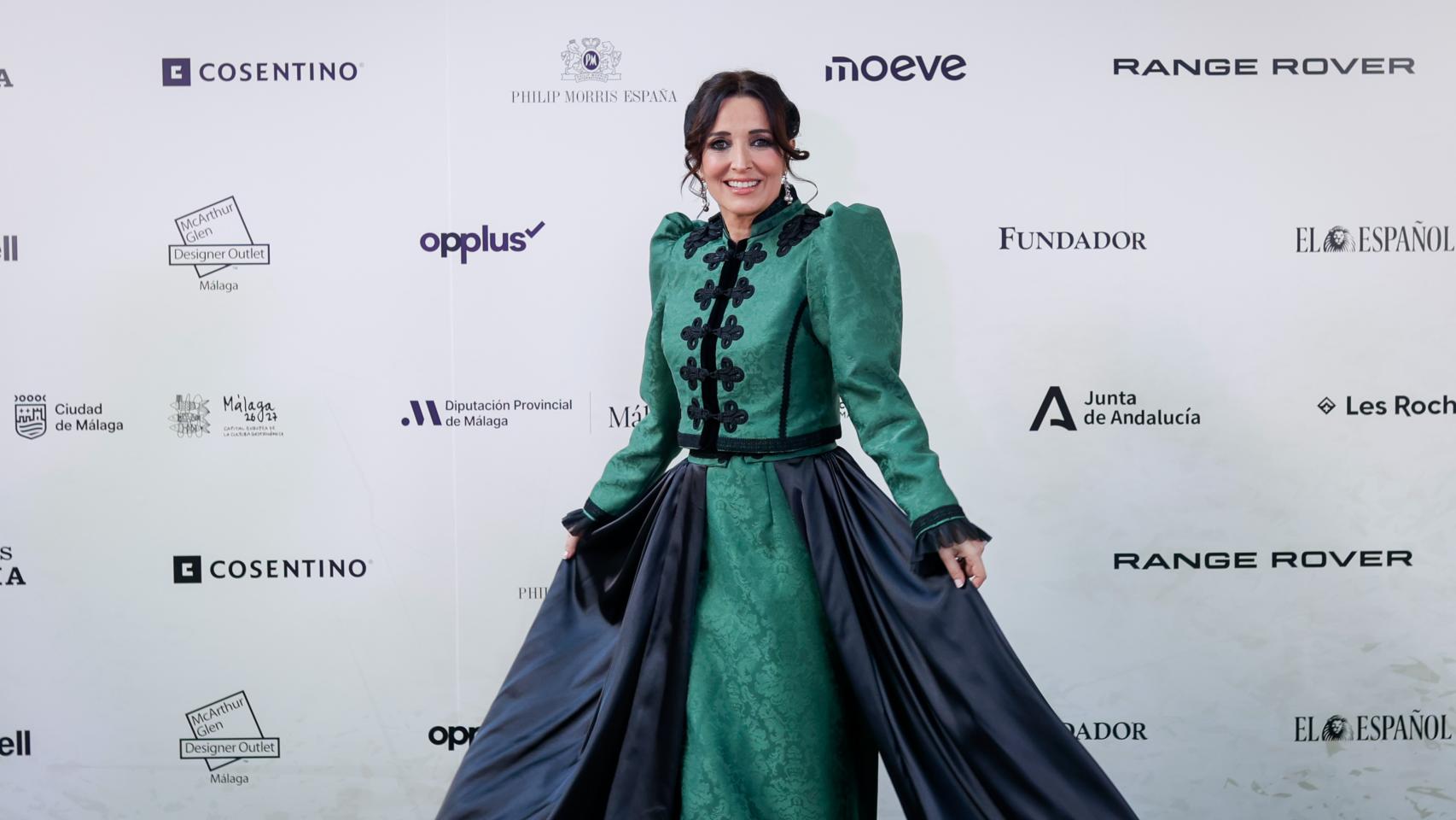 Cruz Sánchez de Lara, vicepresidenta ejecutiva de EL ESPAÑOL y editora de Magas y Lifestyle, en el 'photocall' de 'Málaga made America'.