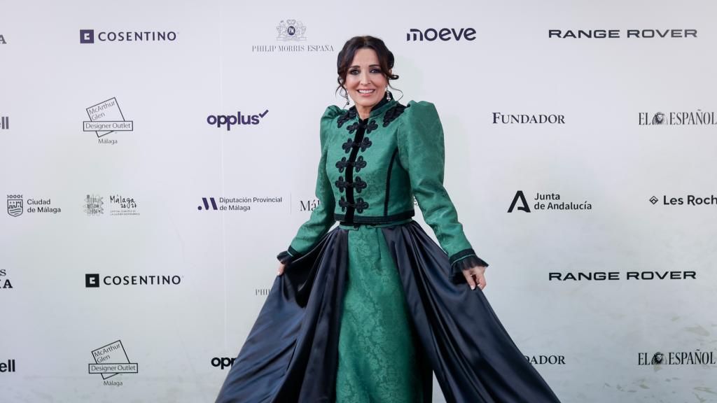 Cruz Sánchez de Lara, vicepresidenta ejecutiva de EL ESPAÑOL y editora de Magas y Lifestyle, en el 'photocall' de 'Málaga made America'.