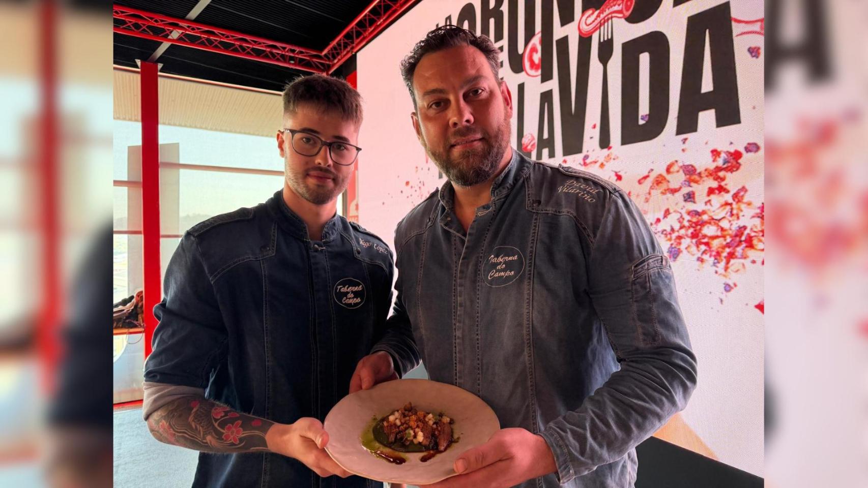Yago López y David Vilariño de Taberna do Campo