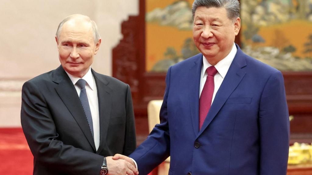 El presidente ruso, Vladimir Putin, y su homólogo chino, Xi Jinping. 