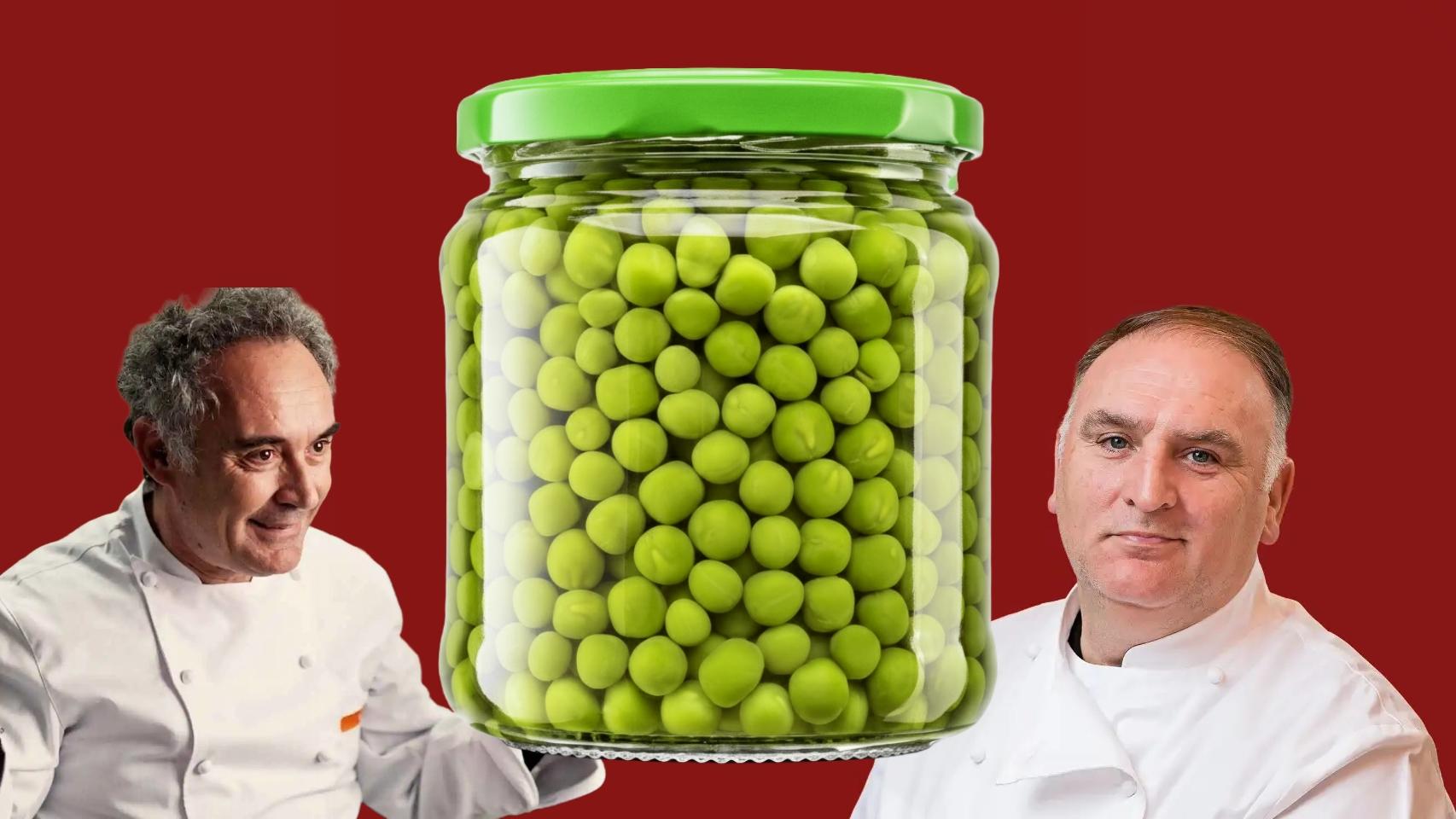 José Andrés y Ferran Adrià en un montaje de El Español