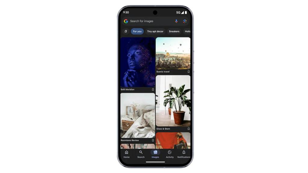 La nueva sección de Imágenes en la app de Google