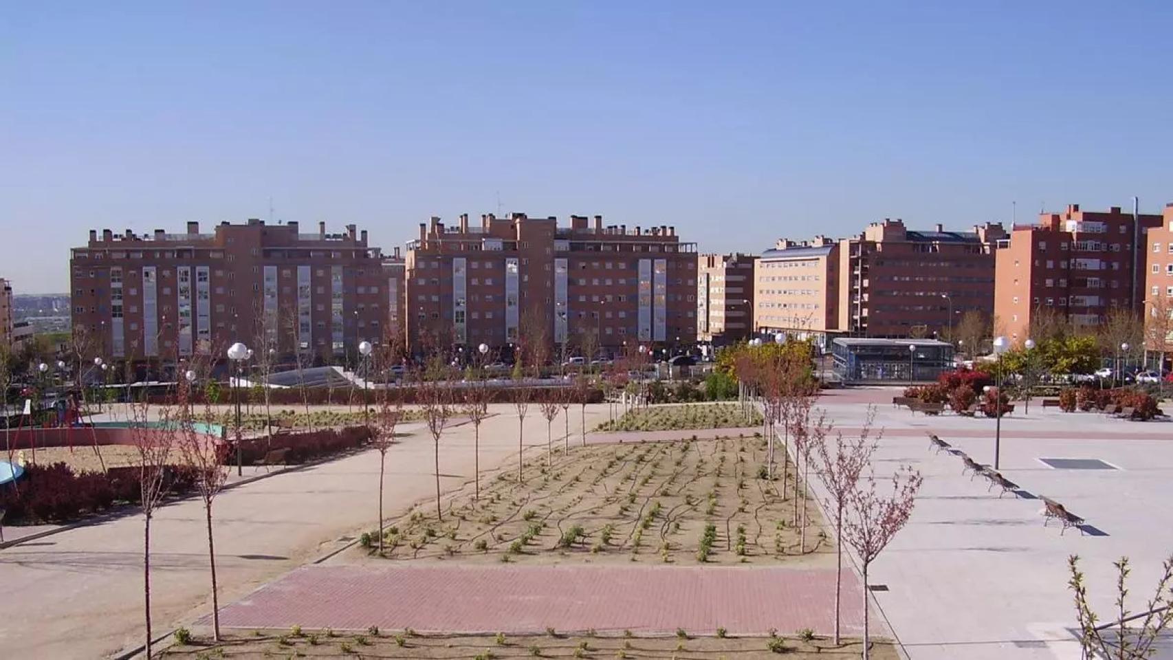 El parque de La Peseta, oficialmente llamado Parque de Salvador Allende.