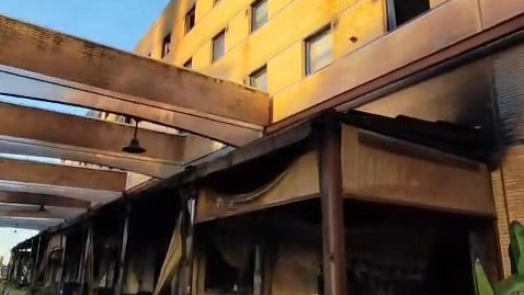 Vídeo de los trabajos finales en el incendio del Ibis Centro Málaga.