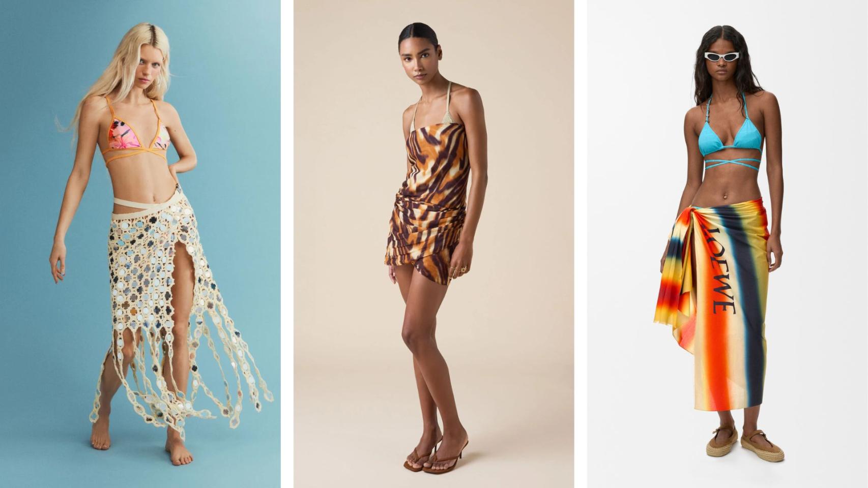 El pareo se convierte en el accesorio elegante y versátil del verano