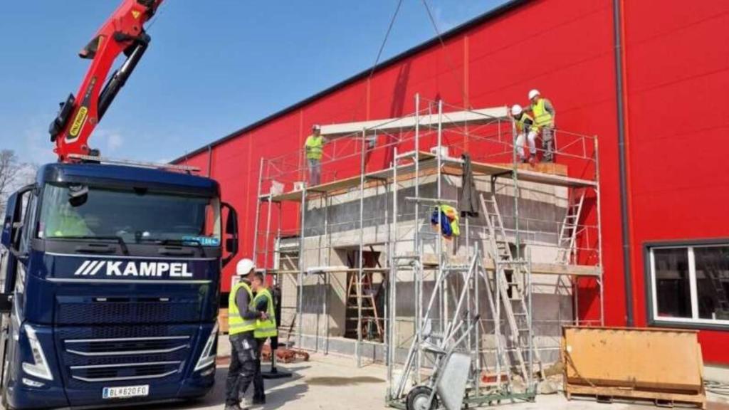 Los muros de ladrillo se pueden desmontar y reconstruir sin sufrir daños.