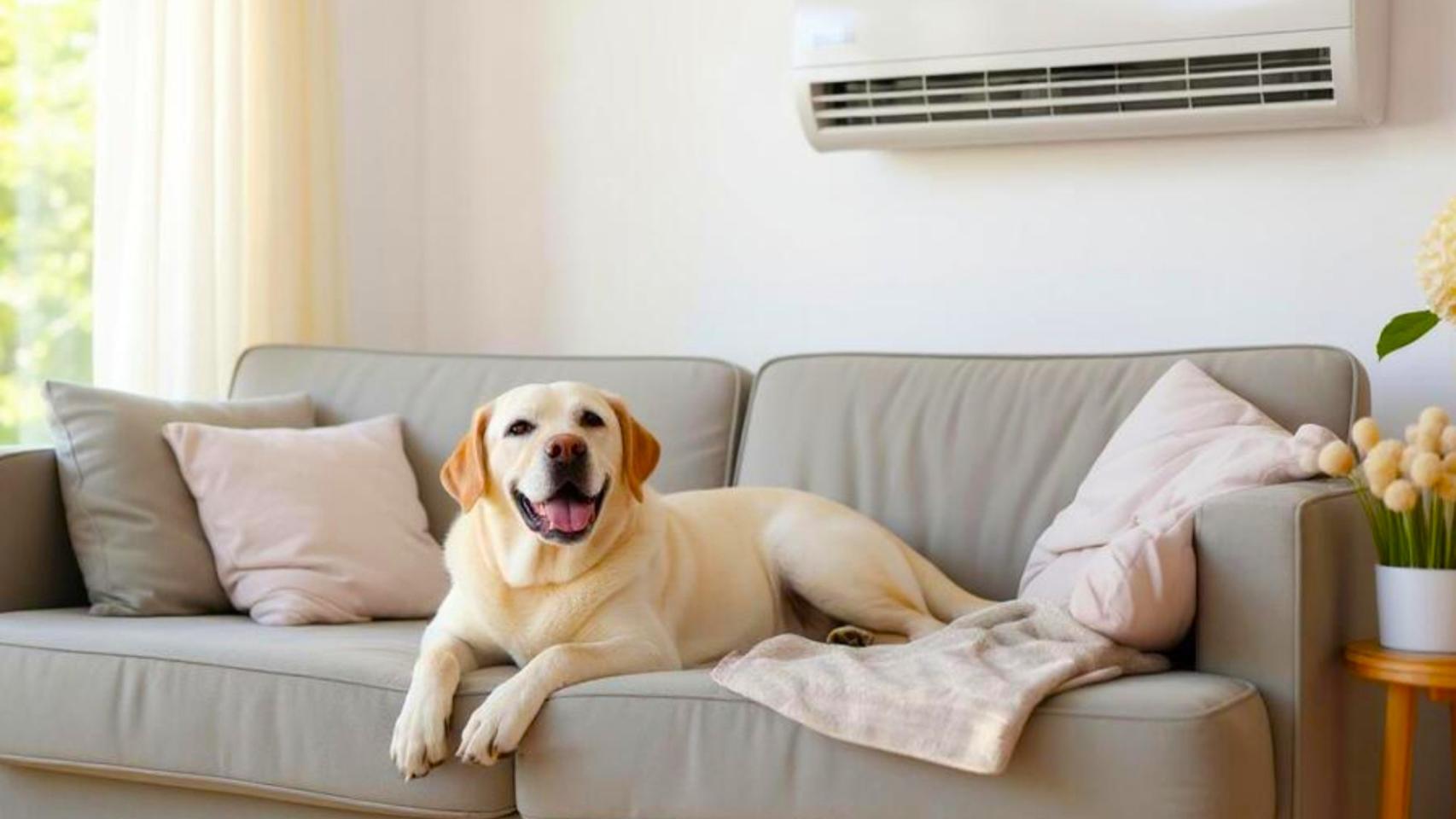 El flujo del aire acondicionado aumentar el riesgo de faringitis en los perros.