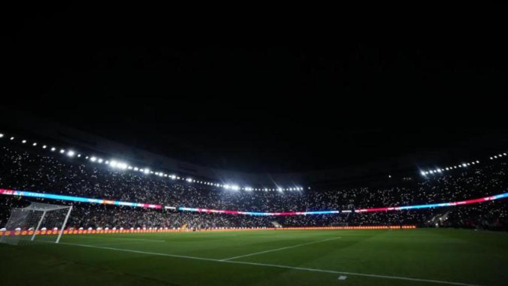Las gradas del Spotify Camp Nou, llenas para el Barça-Celta