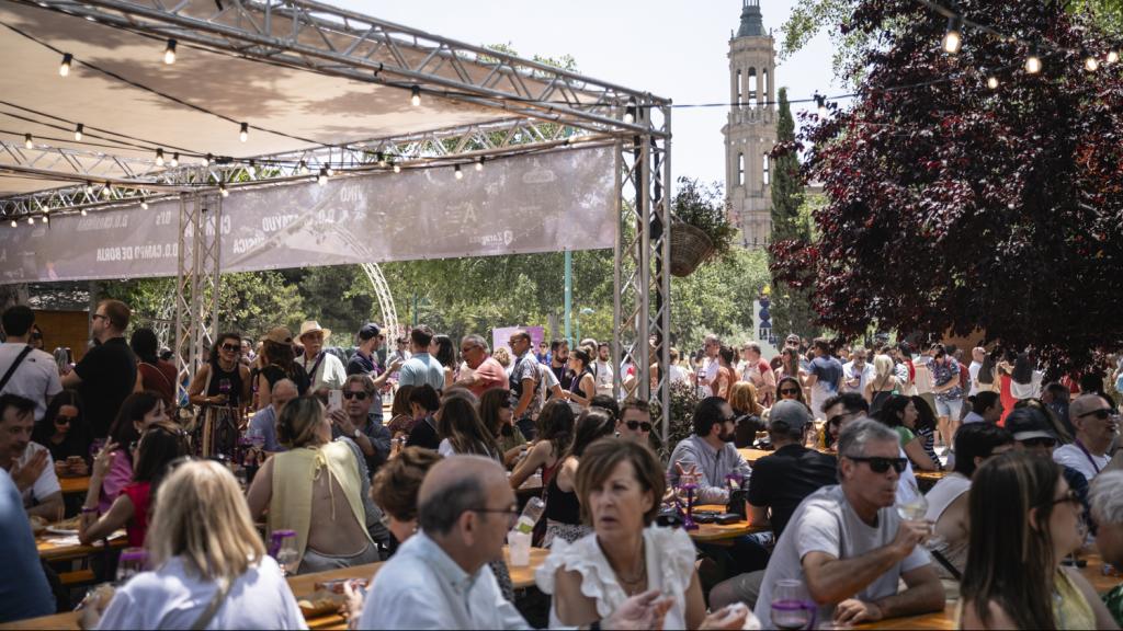 Parque Macanaz durante la Feria de la Garnacha 2025.