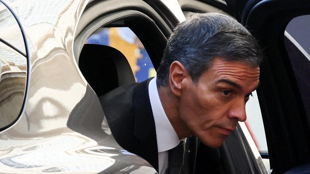 Pedro Sánchez este miércoles a su llegada a la Santa Sede.