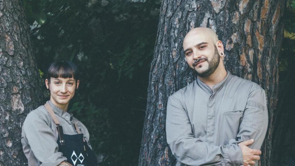 Bruno e Iris Jordán, al frente del restaurante con estrella Michelin Ansils.