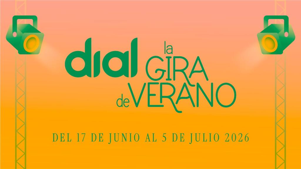 Cartel de la Gira del Verano 2026 de Cadena Dial
