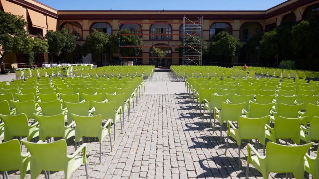  Diputación donde se proyectarán durante Julio, Agosto y mediados de Septiembre la programación de la temporada. Archivo-EP
