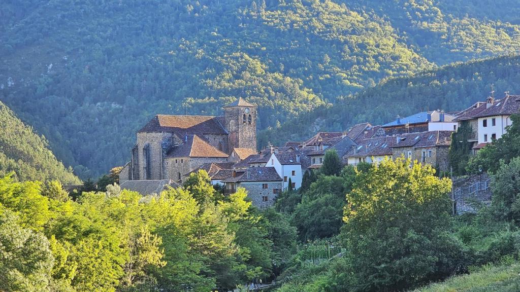 Vista panorámica de Ansó, en Huesca.