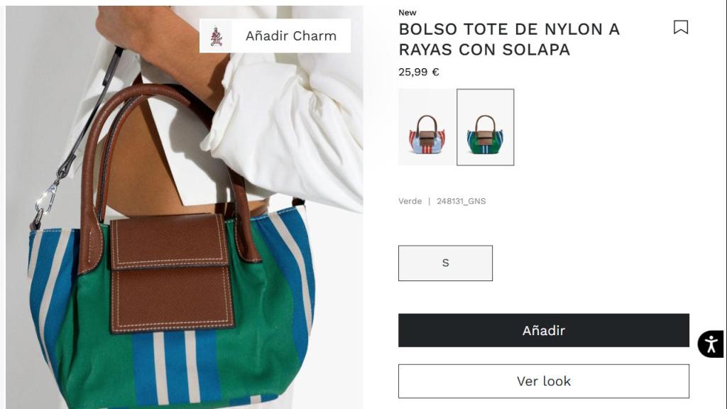 Bolso tote nylon. Ref. 248131_GNS