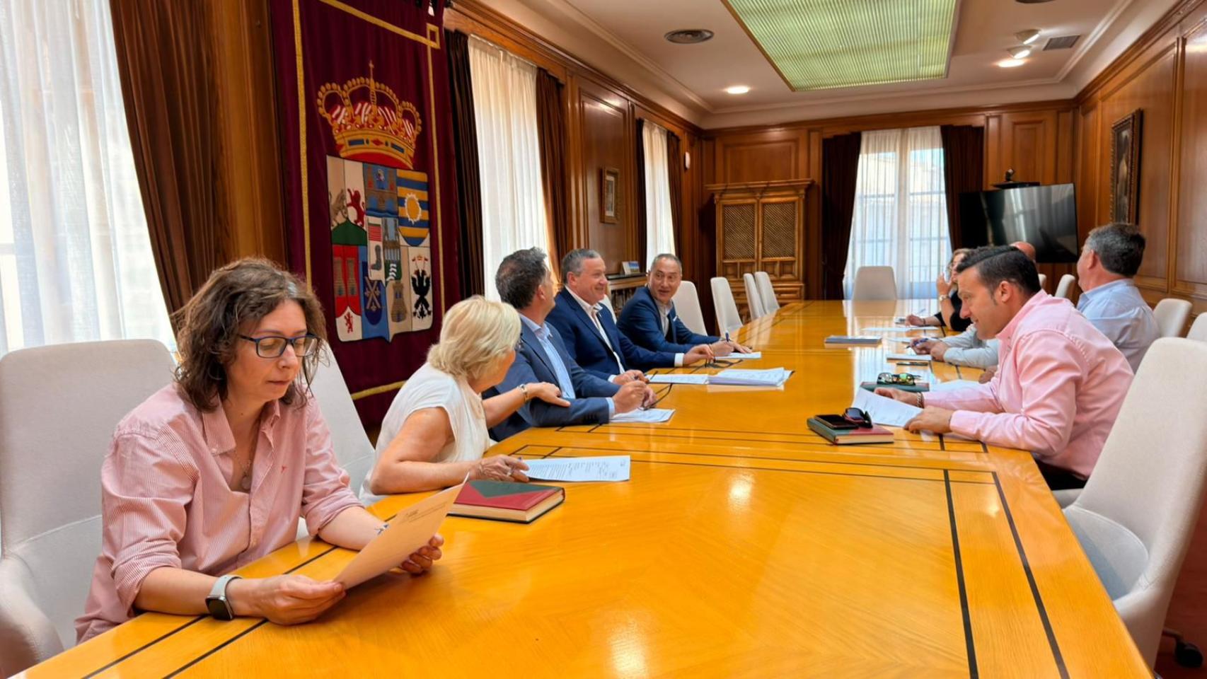 Reunión de la Junta de Gobierno de la Diputación de Zamora del día de hoy.