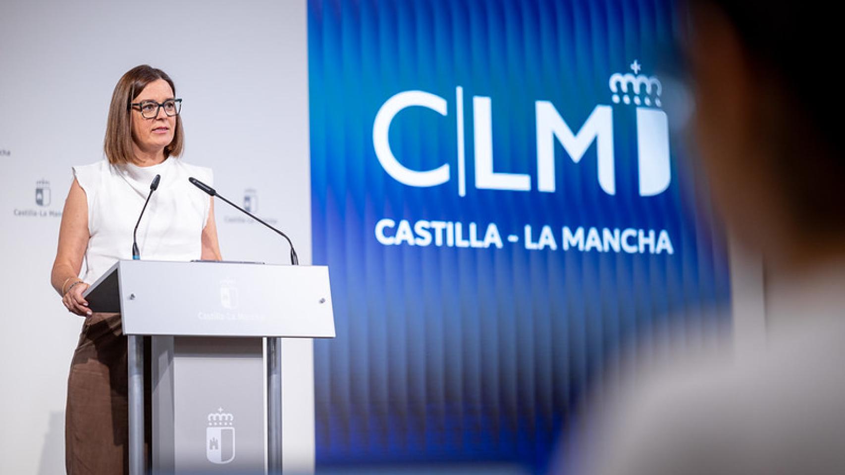 Esther Padilla, consejera portavoz del Gobierno de Castilla-La Mancha.