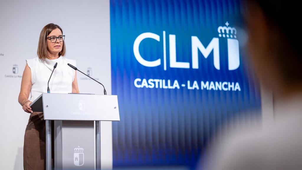 Esther Padilla, consejera portavoz del Gobierno de Castilla-La Mancha.