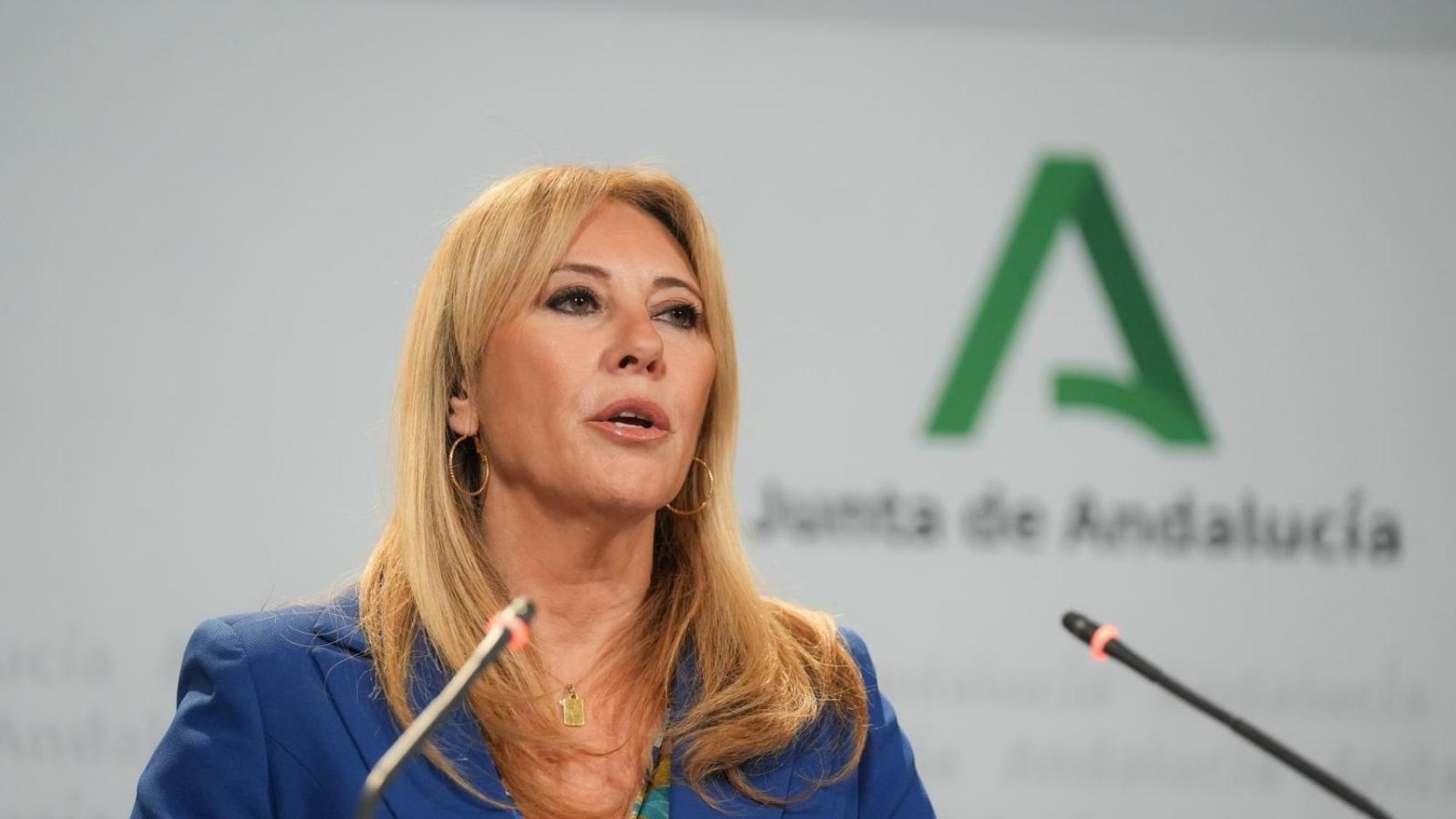 La portavoz del Gobierno andaluz en funciones, Carolina España