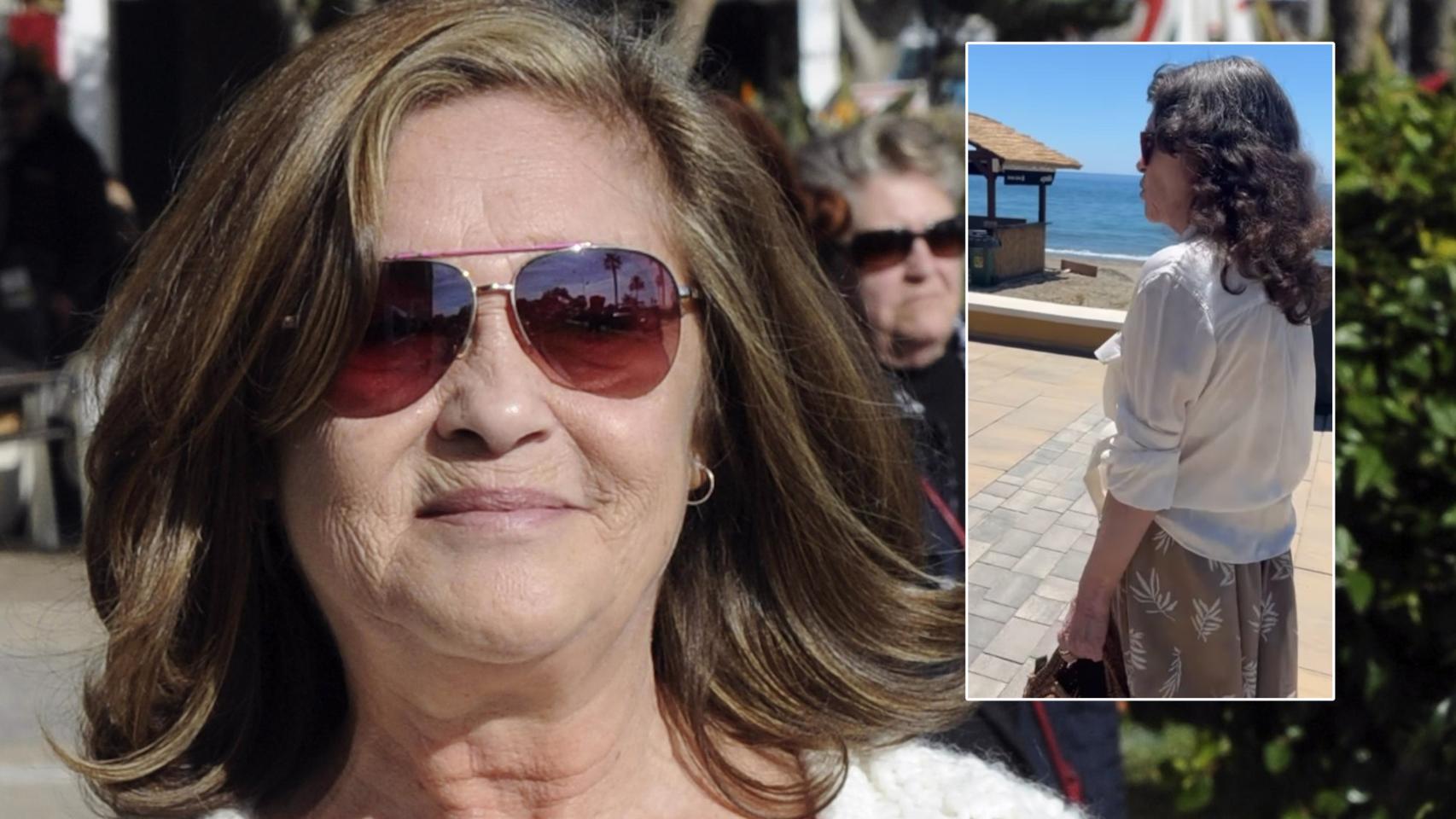Pepa Flores en un fotomontaje de EL ESPAÑOL. 