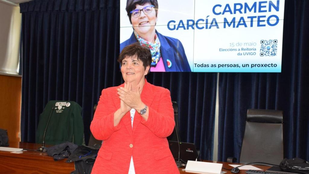 Carmen García Mateo, nova reitora da UVigo.