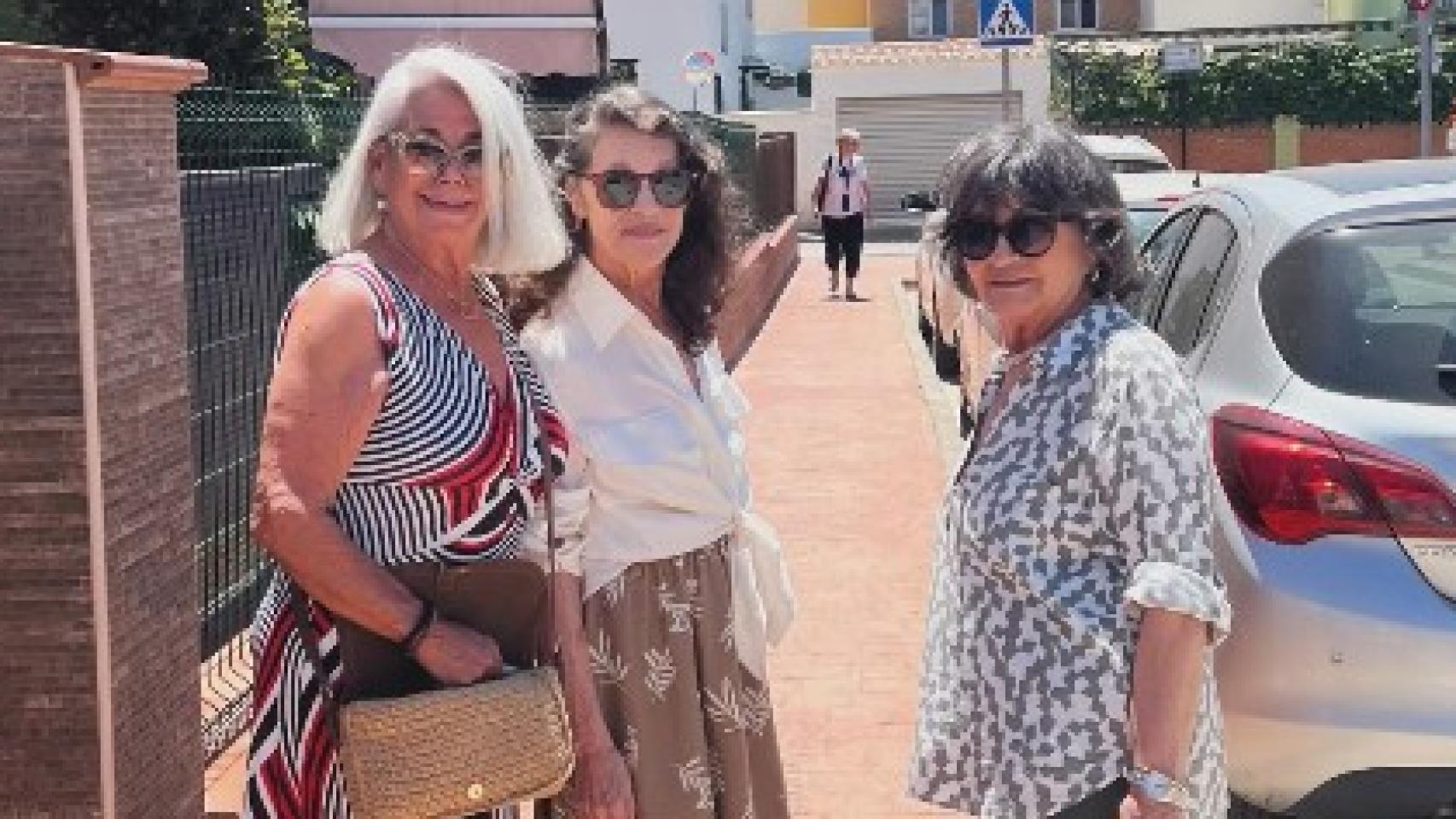 Marisol, de paseo por Málaga.