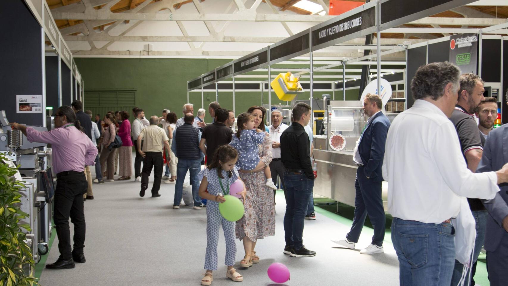 Feria de la Industria Cárnica de Guijuelo en anteriores ediciones.