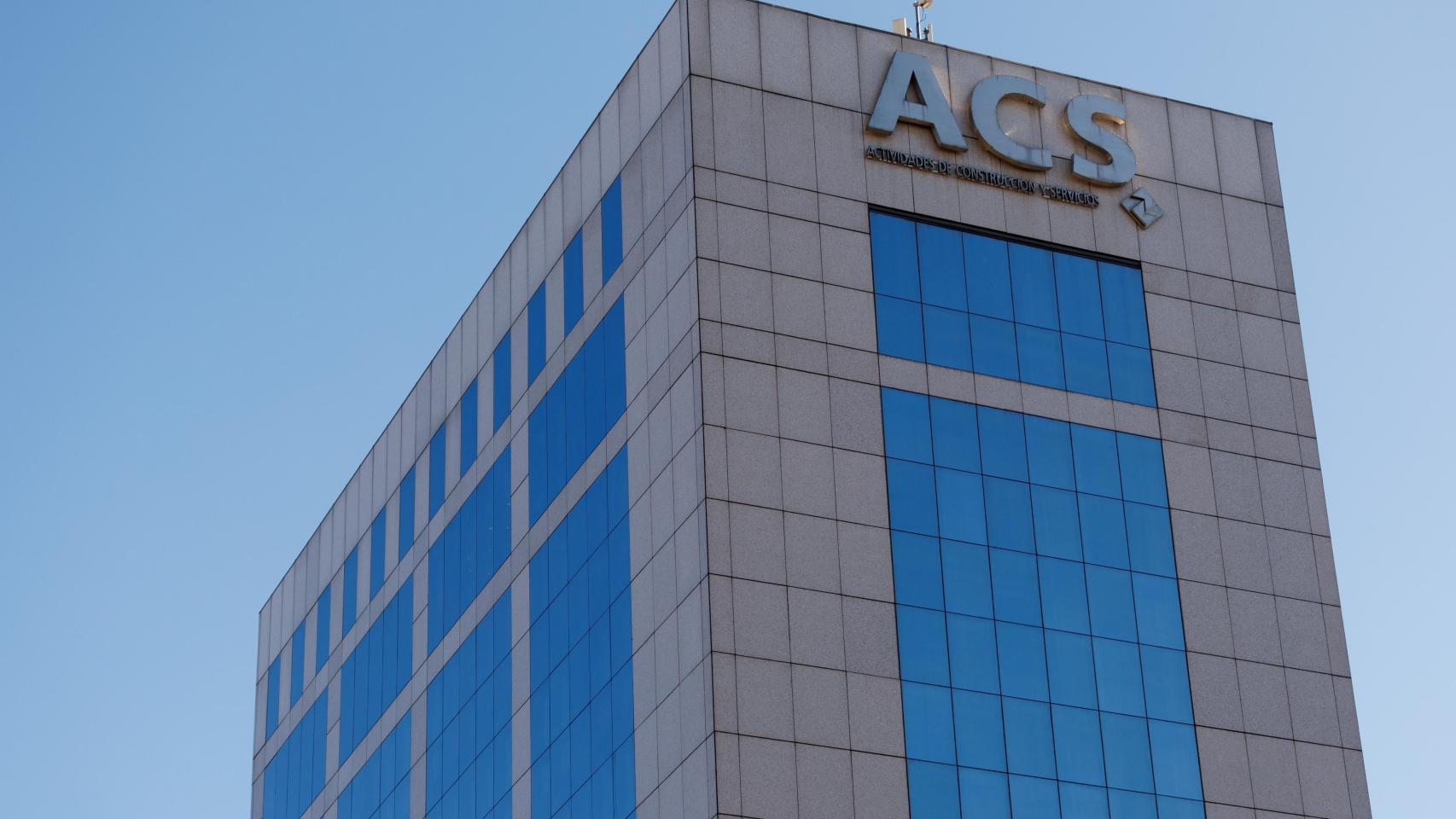 Fachada de la sede de ACS.