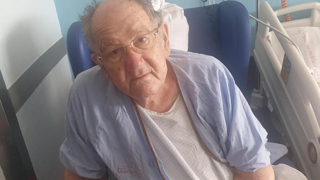 El difunto Antonio Ríos Peñalver, ingresado en el Hospital Virgen de la Arrixaca de Murcia.