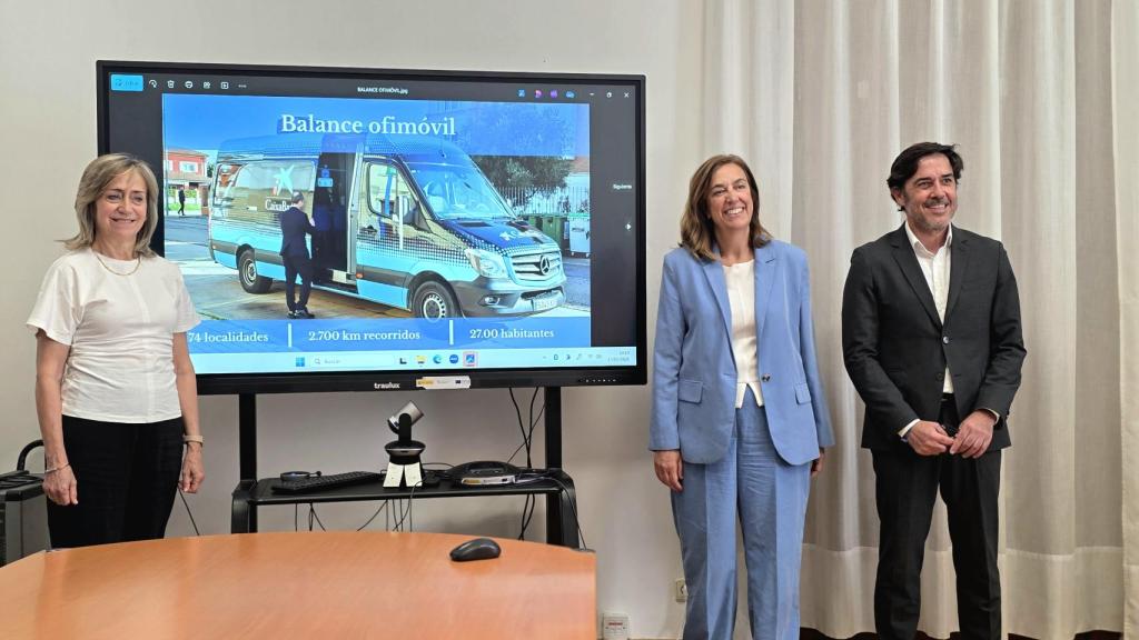 CaixaBank y la Diputación de Palencia presentan el balance del servicio de ofimóvil tras consolidar la atención financiera en 74 localidades rurales