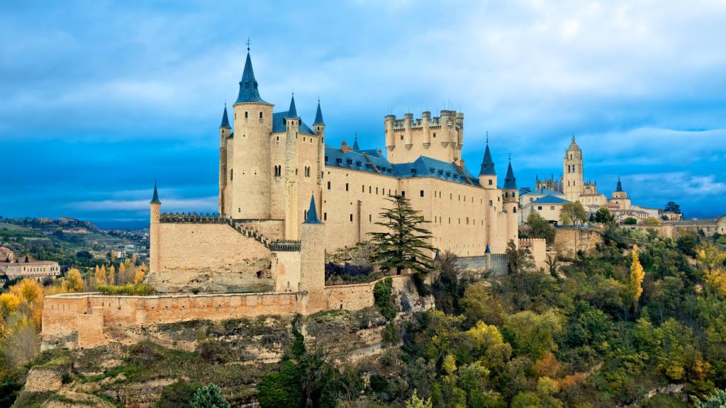 El alcázar de Segovia.