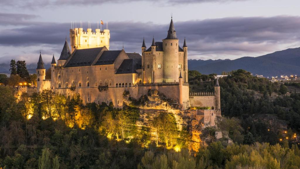 El alcázar de Segovia.