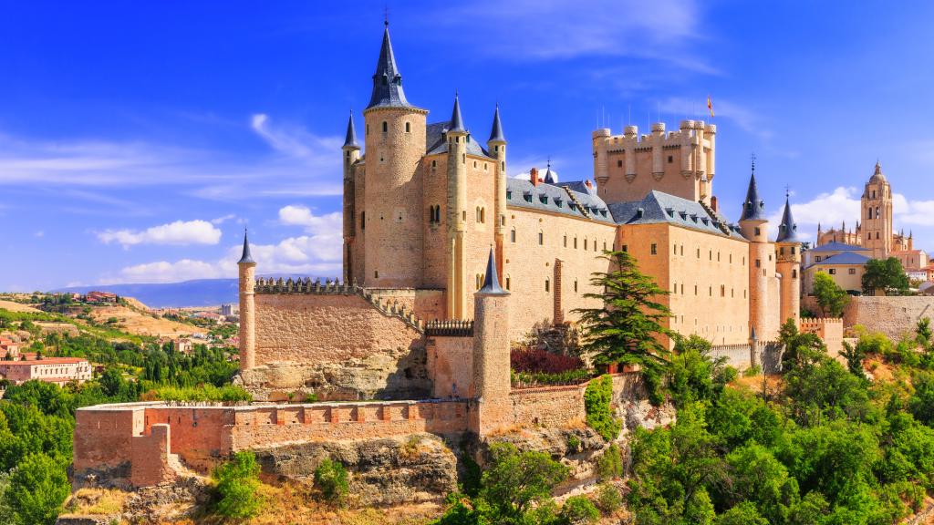 El alcázar de Segovia. 