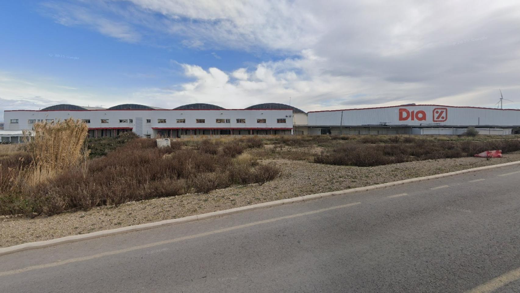 Almacenes de Dia en Mallén, que se reconvertirán en la planta de montaje de baterías de Leapmotor