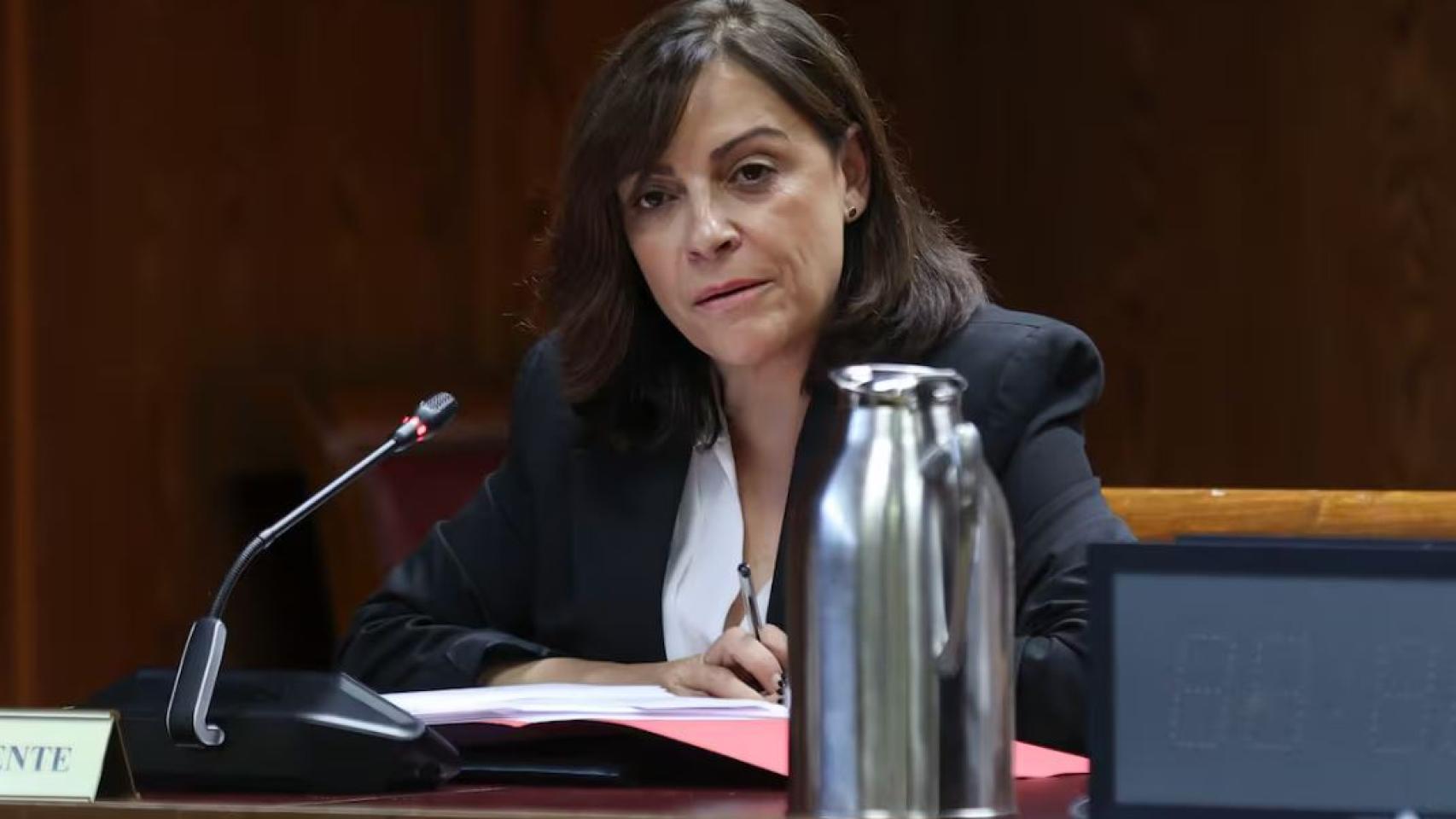 Ana Fuentes, declarando en la Comision de investigacion del Senado por el 'Caso Koldo' en octubre de 2025
