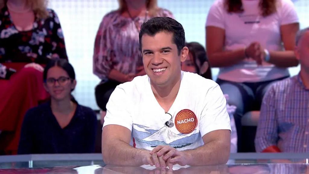 Nacho Mangut en 'Pasapalabra'.