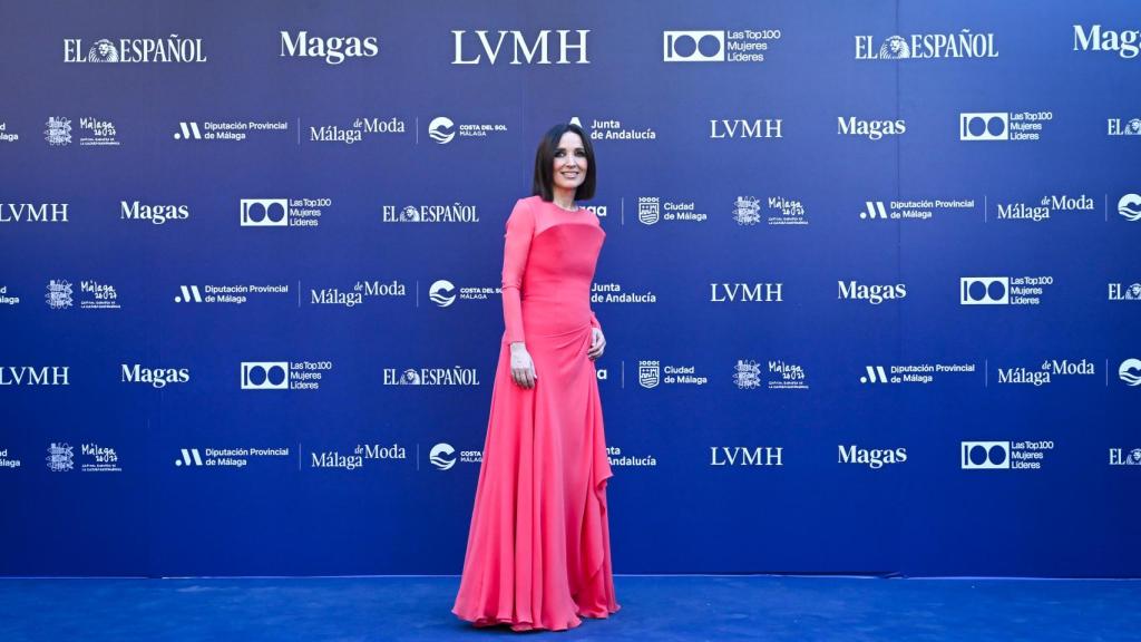 Cruz Sánchez de Lara posa a su llegada a la II Alfombra de la Cultura y el Liderazgo Femenino.