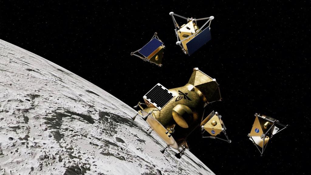 Los drones del Proyecto Moonfall se utilizarán para determinar el perímetro de las bases lunares