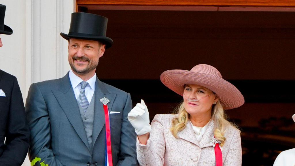Haakon y su esposa, Mette-Marit.