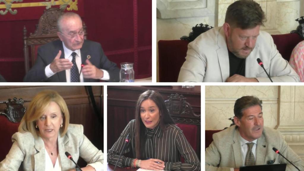 Un montaje con las personas que han intervenido en el bloque de despedidas.